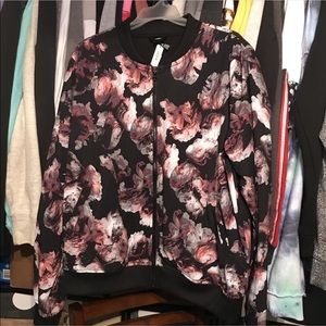 Victoria’s Secret floral bomber jacket